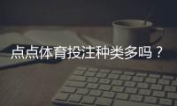 点点体育投注种类多吗？平台可投项目、主流玩法与新手投注攻略