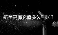 新美高梅充值多久到账？到账时间及充值流程详解