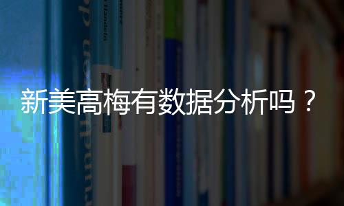 新美高梅有数据分析吗？深度解析其数据服务与玩家体验