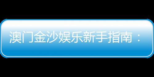 澳门金沙娱乐新手指南：从注册到实战的完整攻略