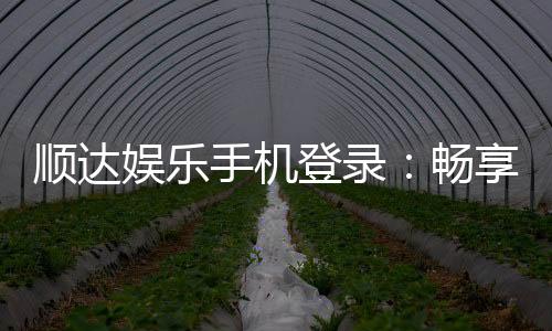 顺达娱乐手机登录:畅享移动端棋牌游戏的便捷与乐趣