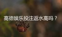 高德娱乐投注返水高吗？揭秘返水比例与实战技巧