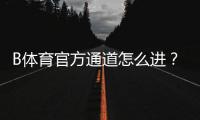 B体育官方通道怎么进？最新入口、登录步骤与安全访问指南